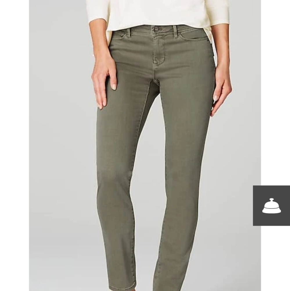 Light olive Green j.jill jeans (first picture)